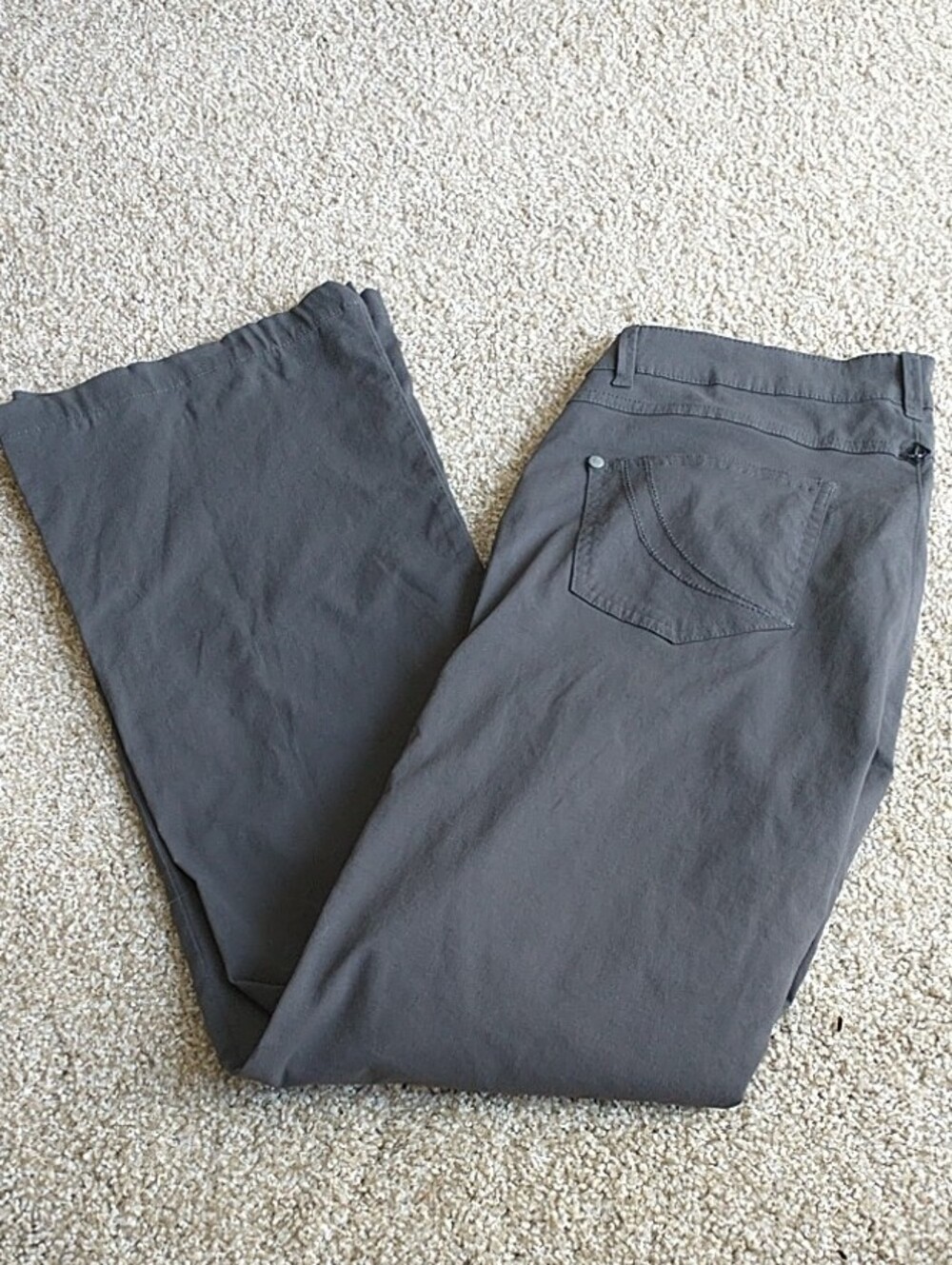 Prana Women's Straight Leg Pants in Dark Gray